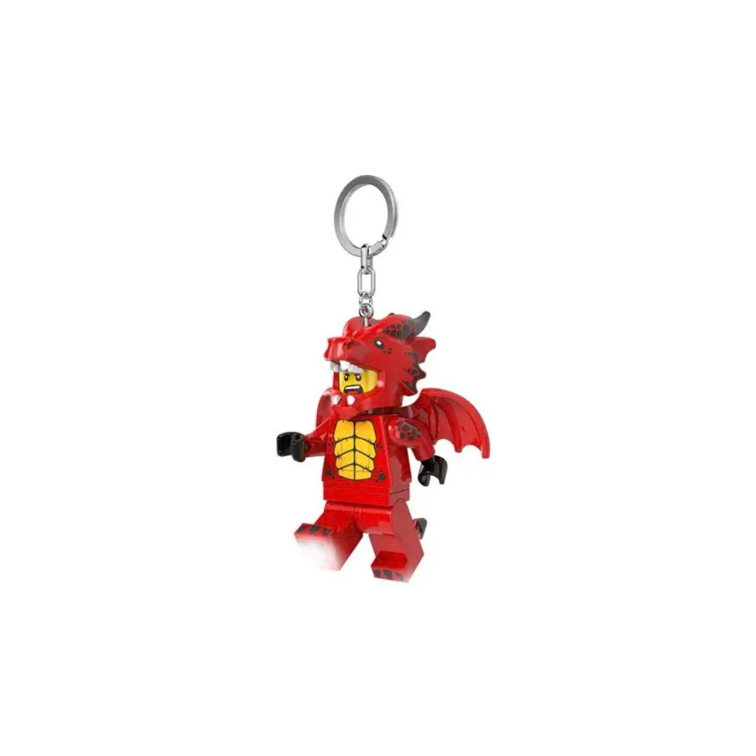 Torcia portachiave drago Rosso