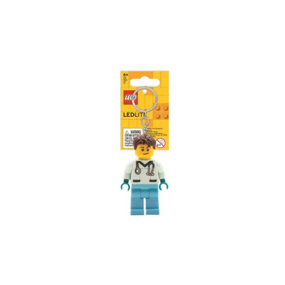 Torcia portachiavi Lego chirurgo