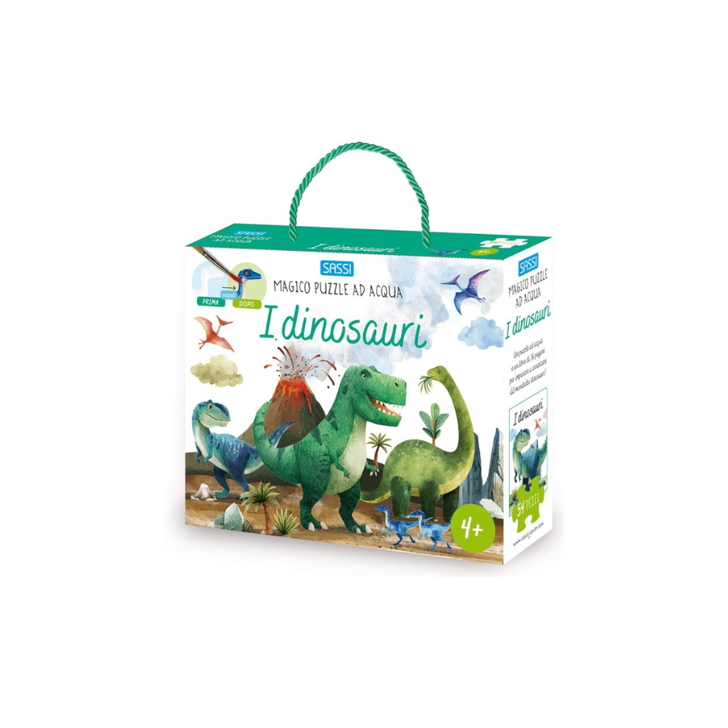 Magico puzzle ad acqua. I dinosauri