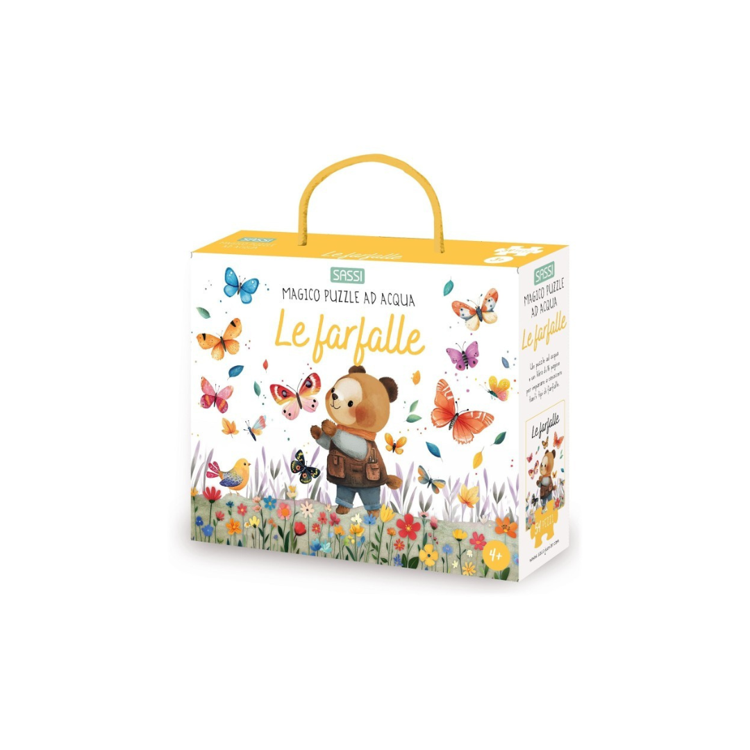 Magico puzzle ad acqua. Le farfalle