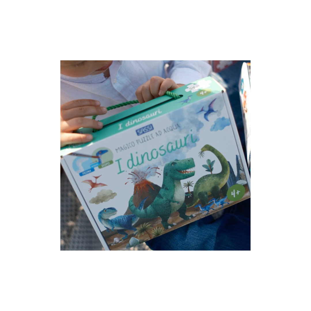 Magico puzzle ad acqua. I dinosauri