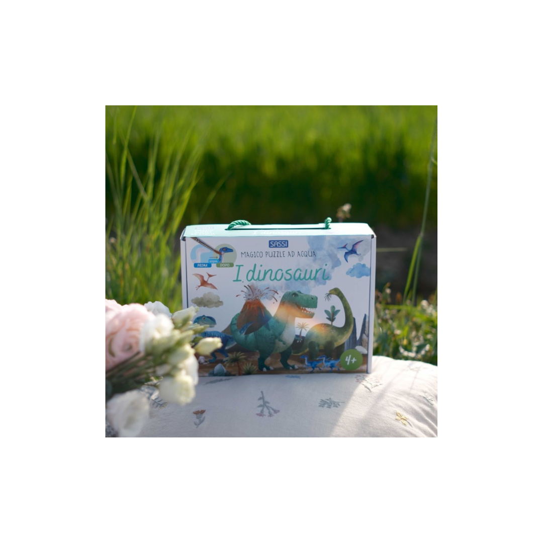Magico puzzle ad acqua. I dinosauri