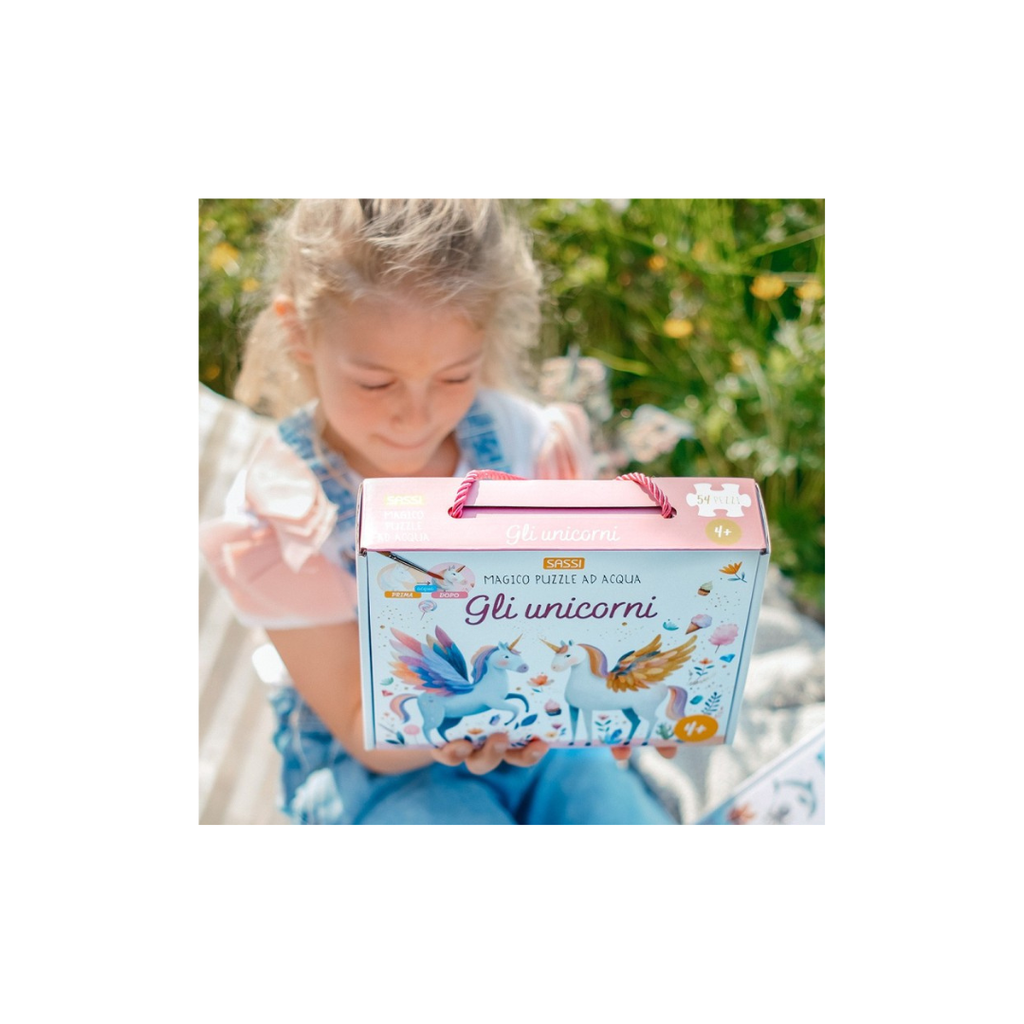 Magico puzzle ad acqua. Gli unicorni