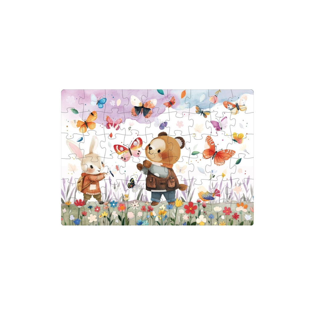 Magico puzzle ad acqua. Le farfalle