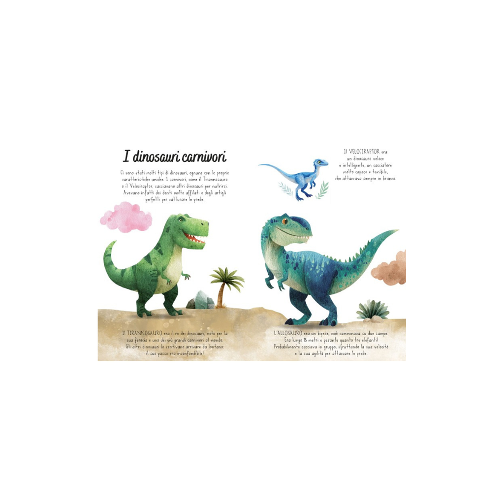 Magico puzzle ad acqua. I dinosauri