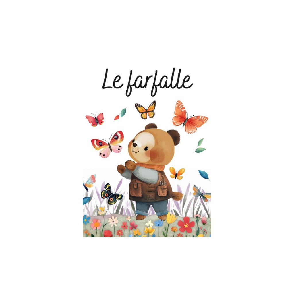 Magico puzzle ad acqua. Le farfalle