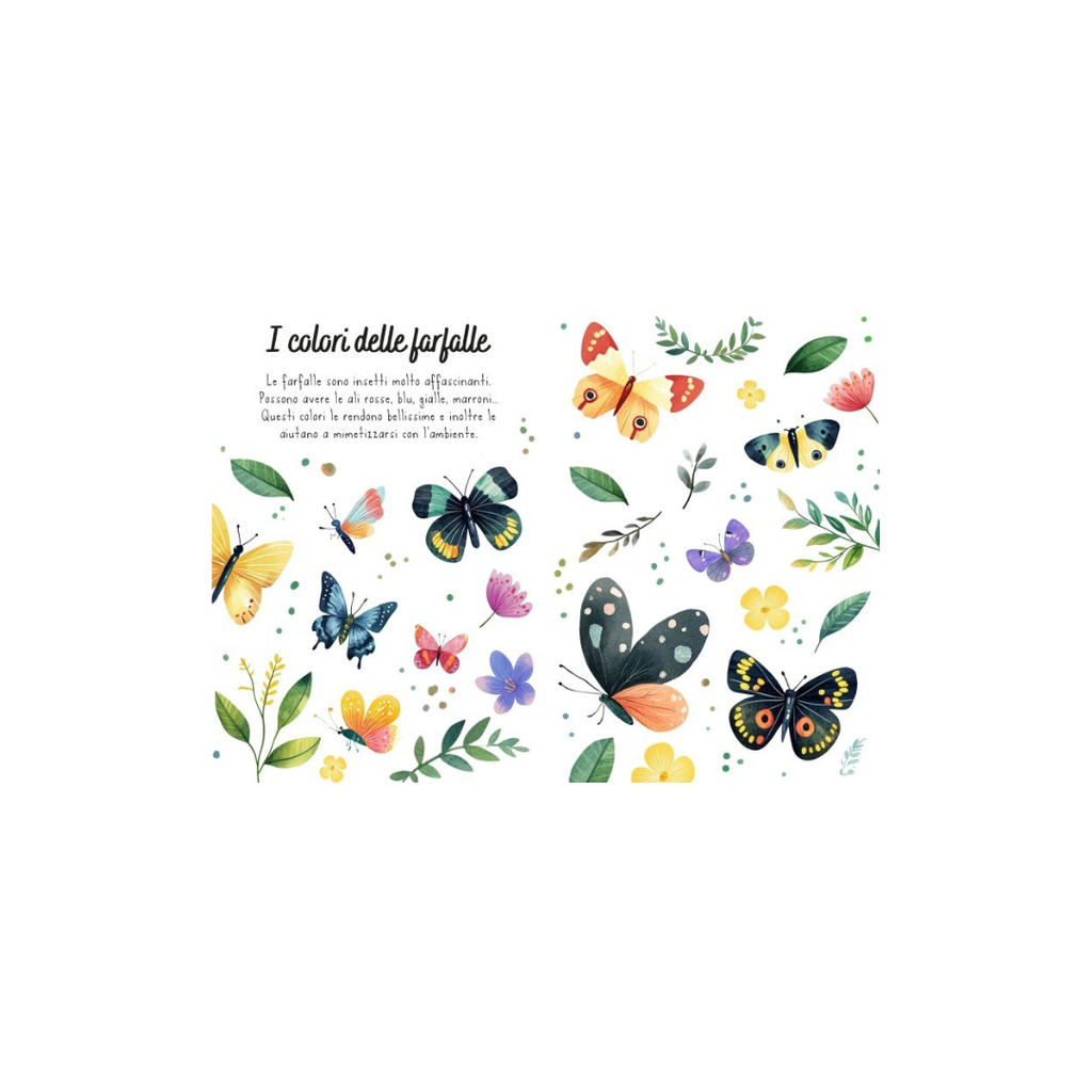 Magico puzzle ad acqua. Le farfalle