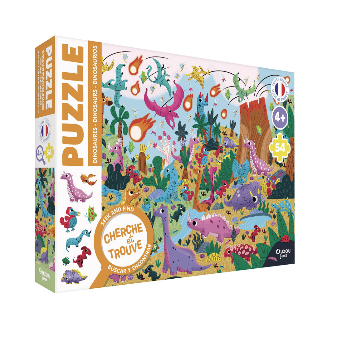 Puzzle cerca e trova 54pz -Dinosauri