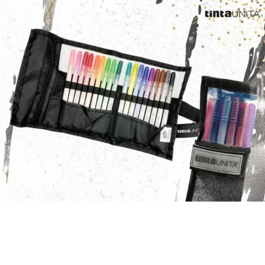 Rotolo 18 Pennarelli Brush Bipunta