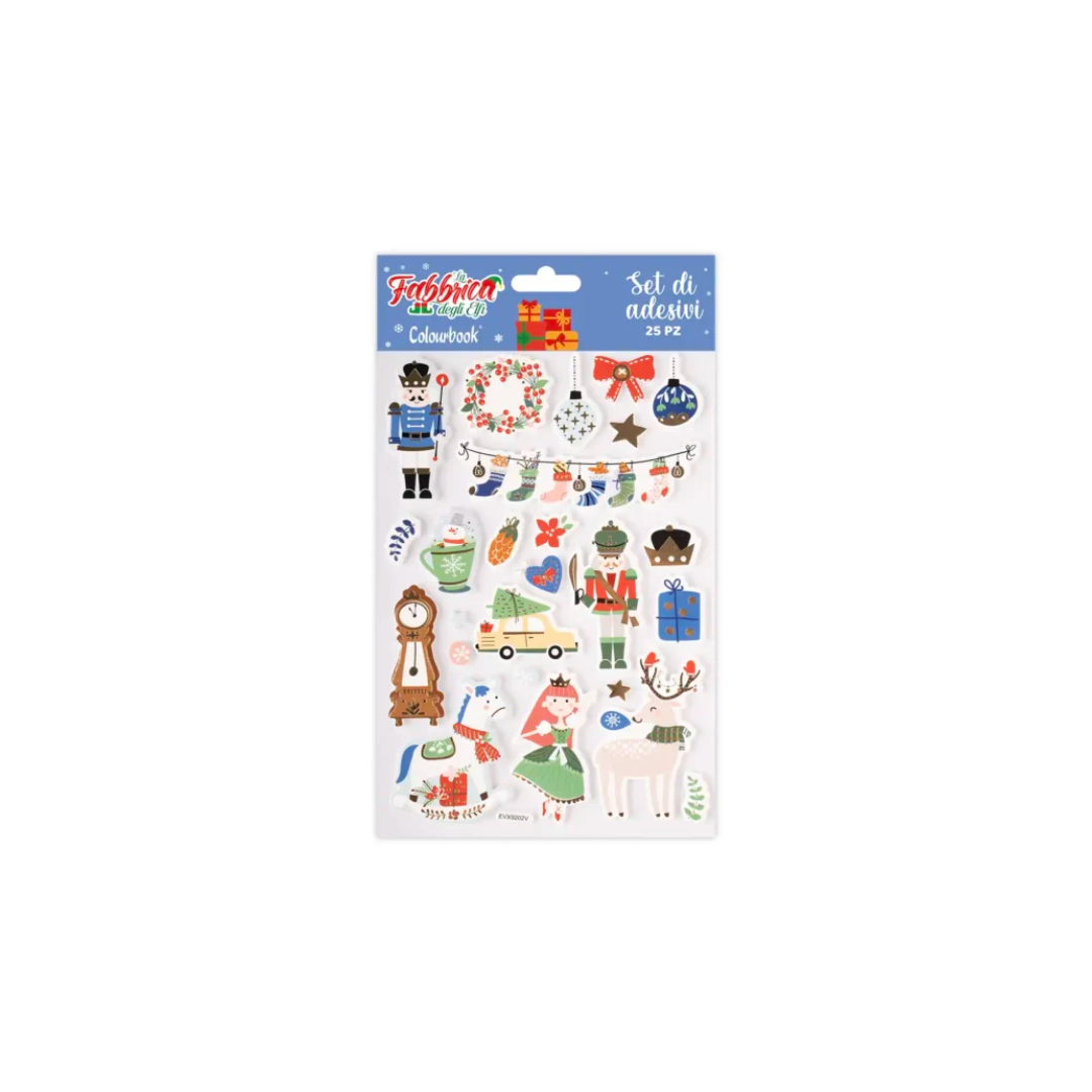 Set 25 stickers Schiaccianoci