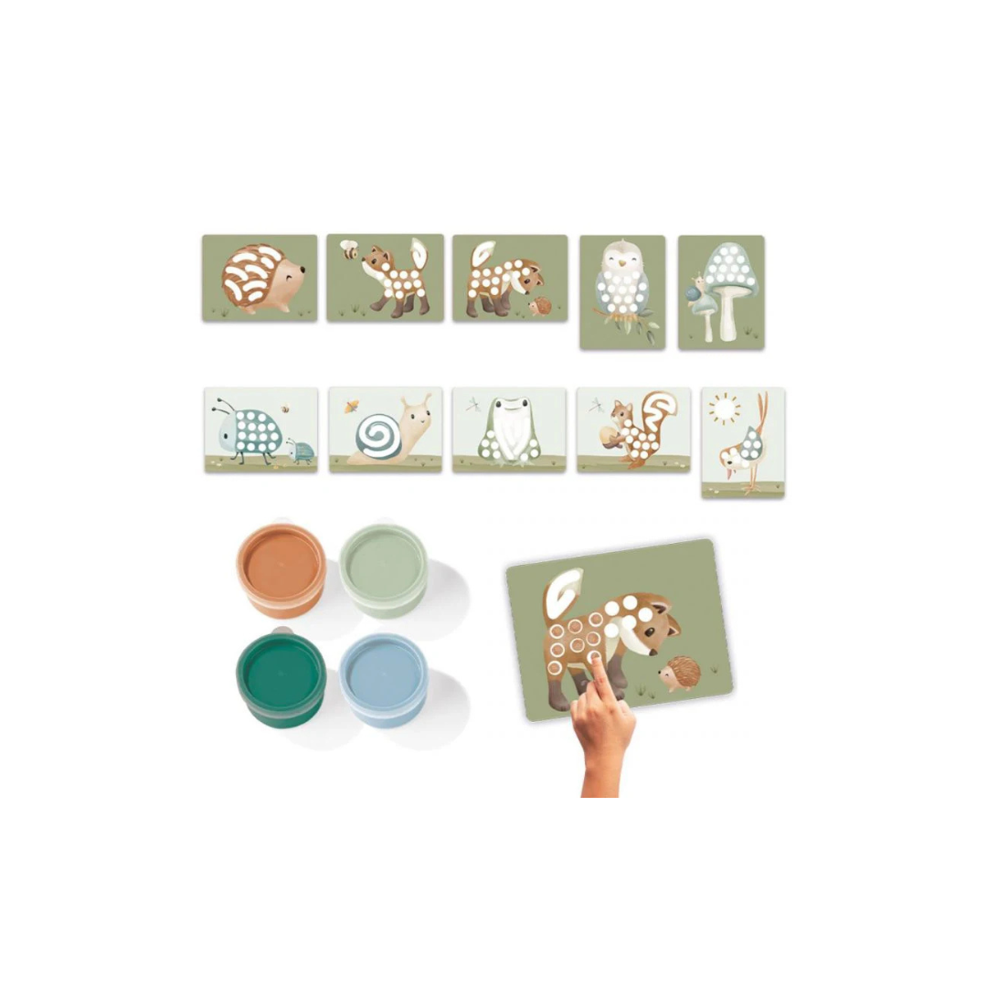 Set pittura con le dita Forest Friends