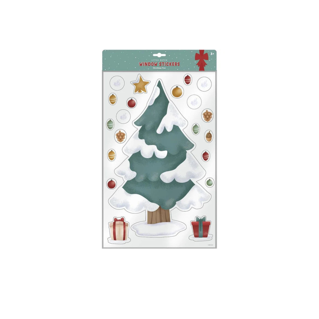 Sticker attacca stacca per vetro Natale