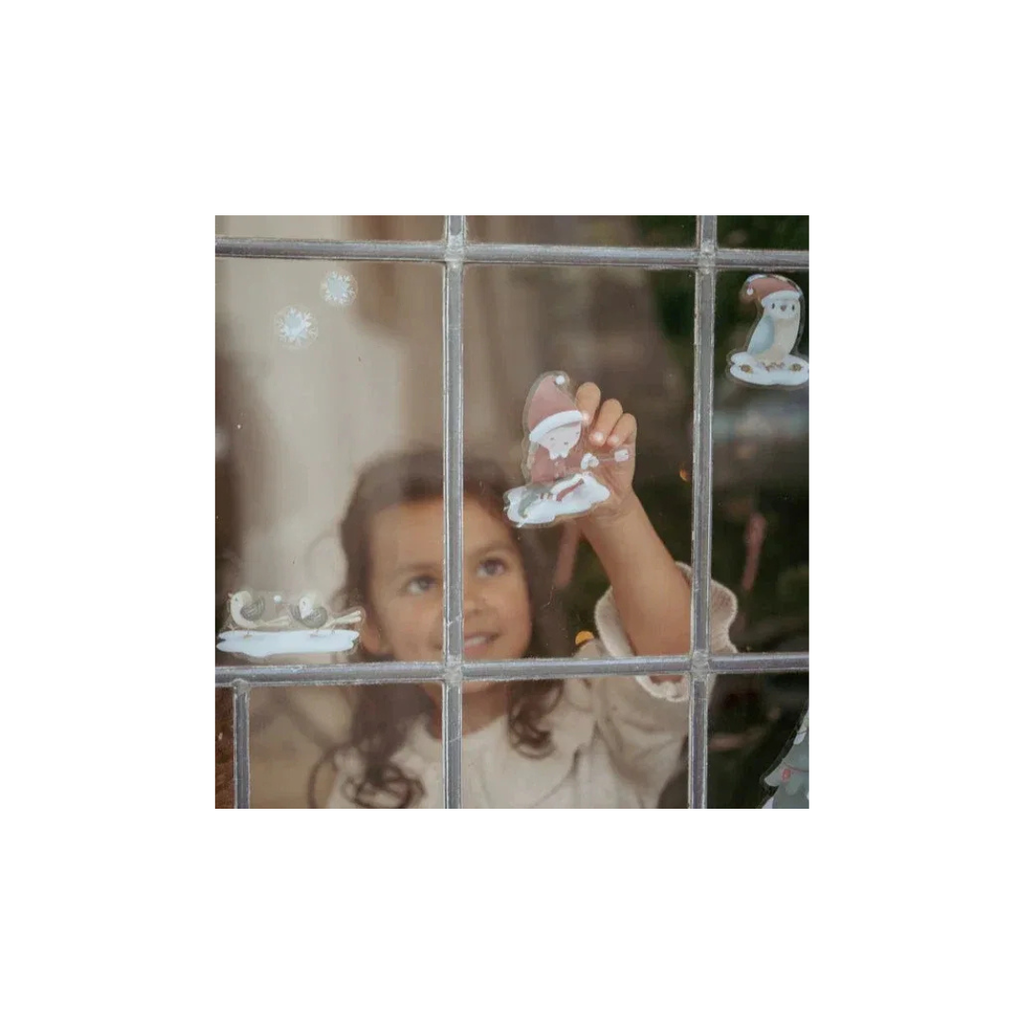 Sticker attacca stacca per vetro Natale