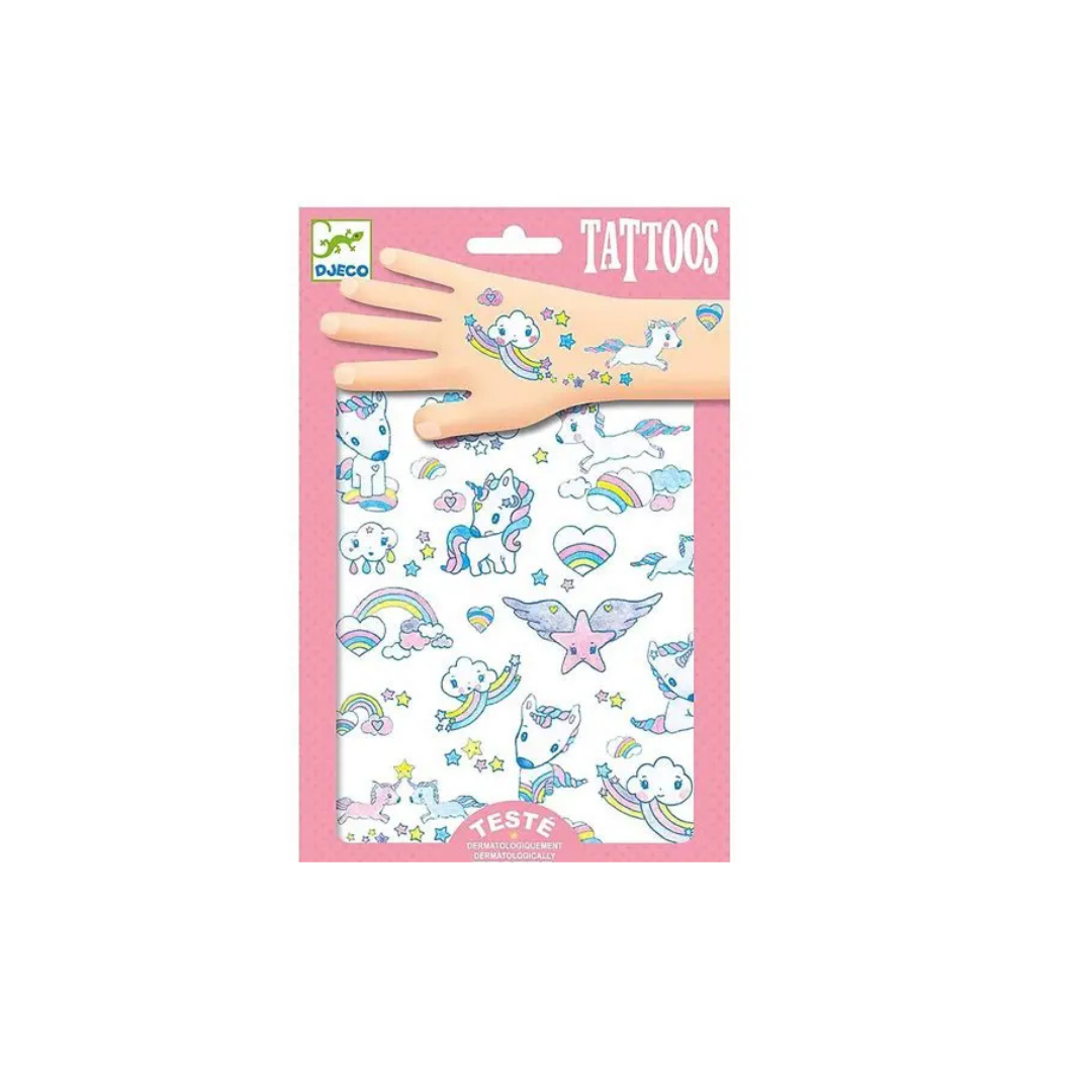Tatuaggi Unicorni Djeco – Creativi e sicuri per bambini