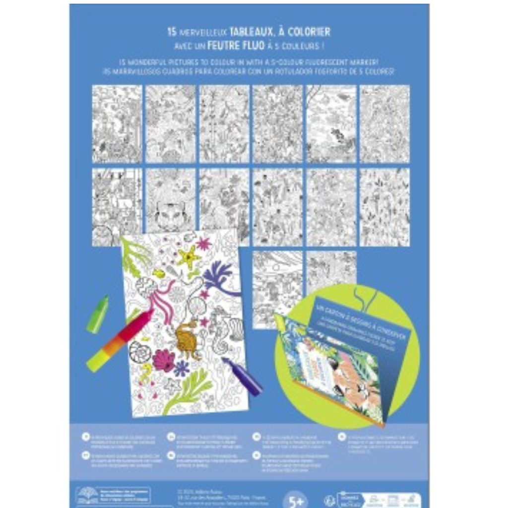 Tavole da colorare fluorescenti