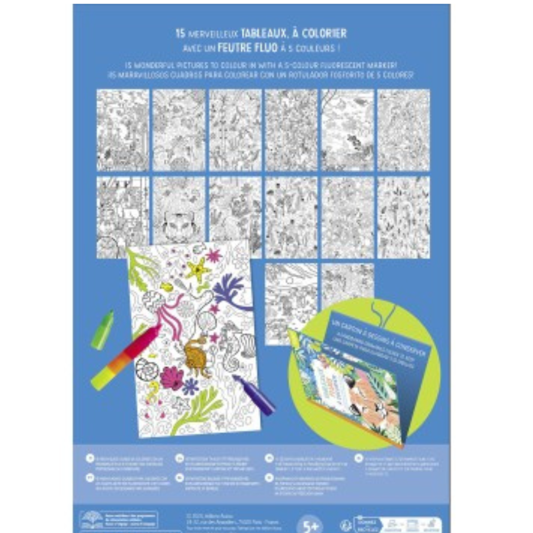 Tavole da colorare fluorescenti