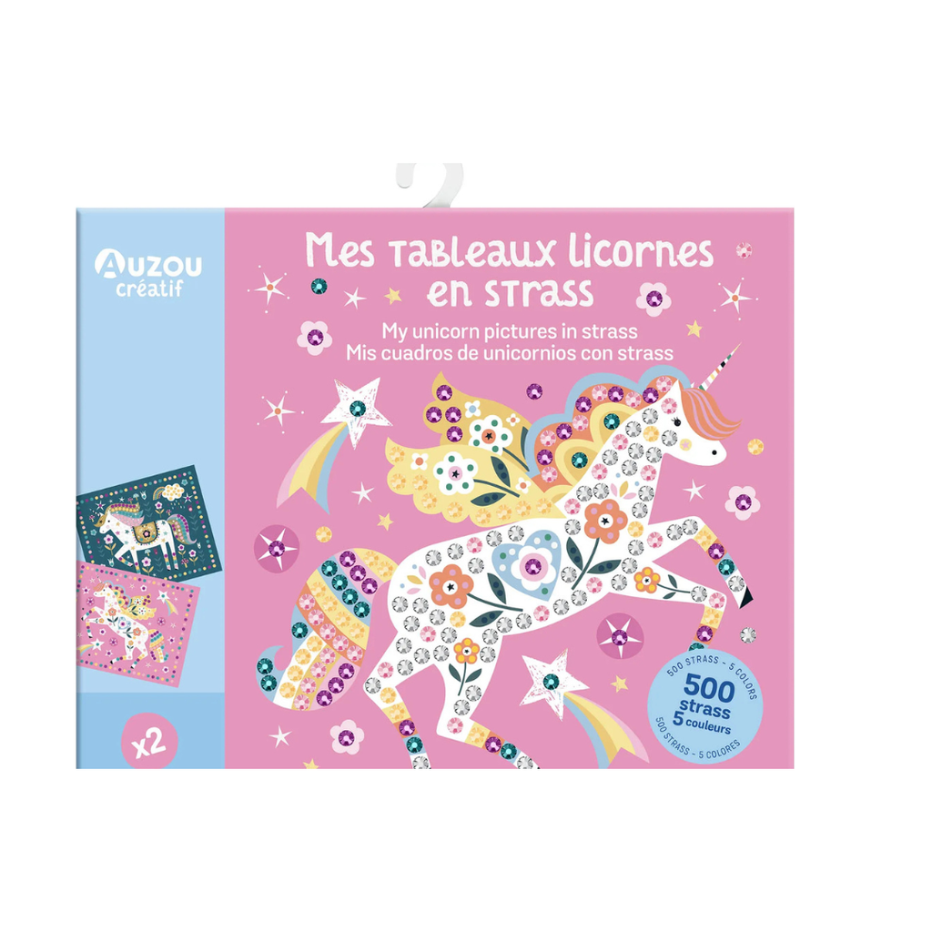 Unicorno brillante con strass