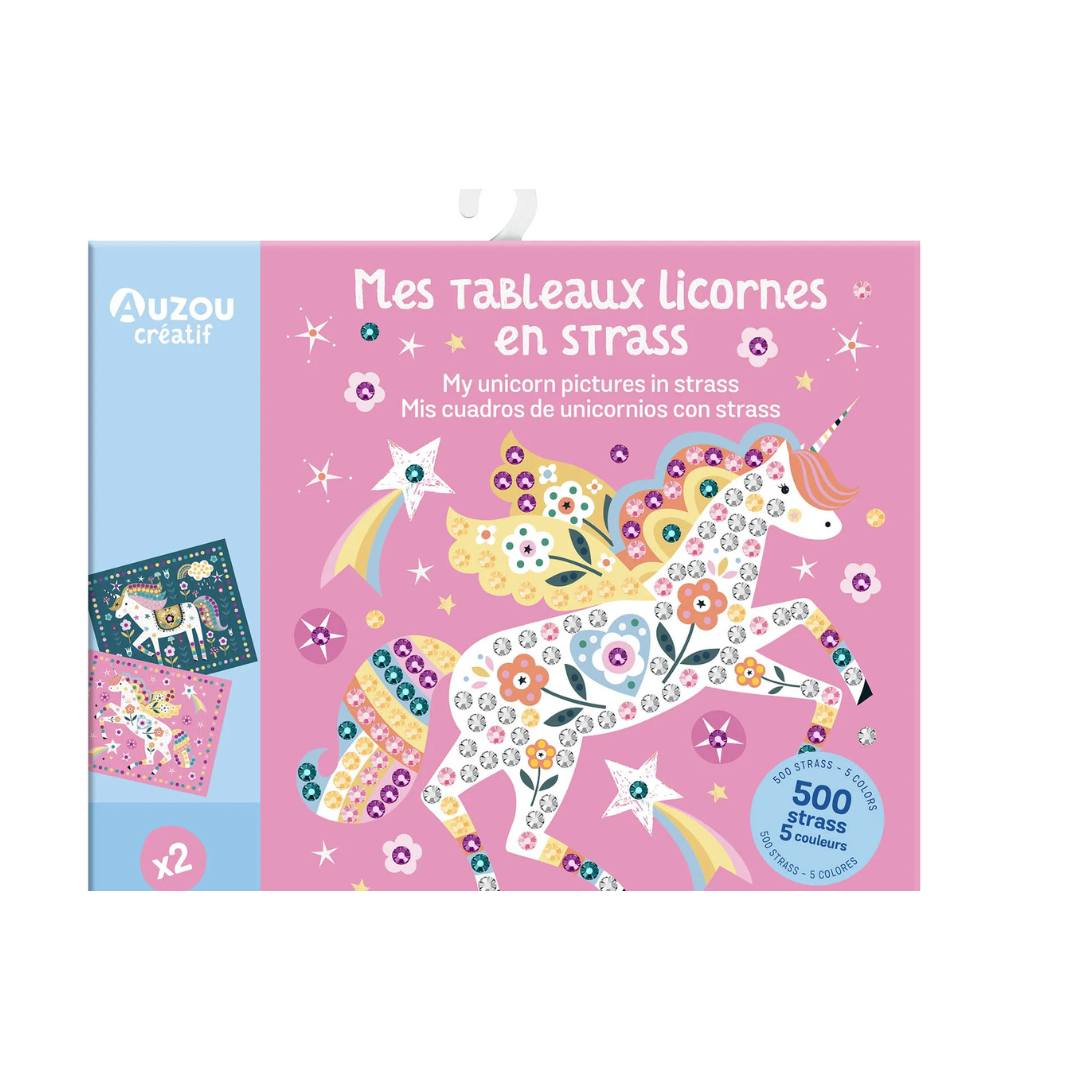 Unicorno brillante con strass
